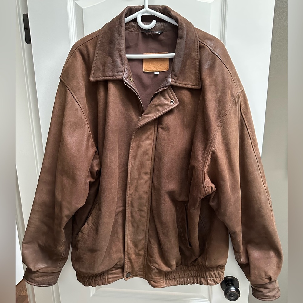 OLDE HIDE HOUSE, Leather motorcycle jacket